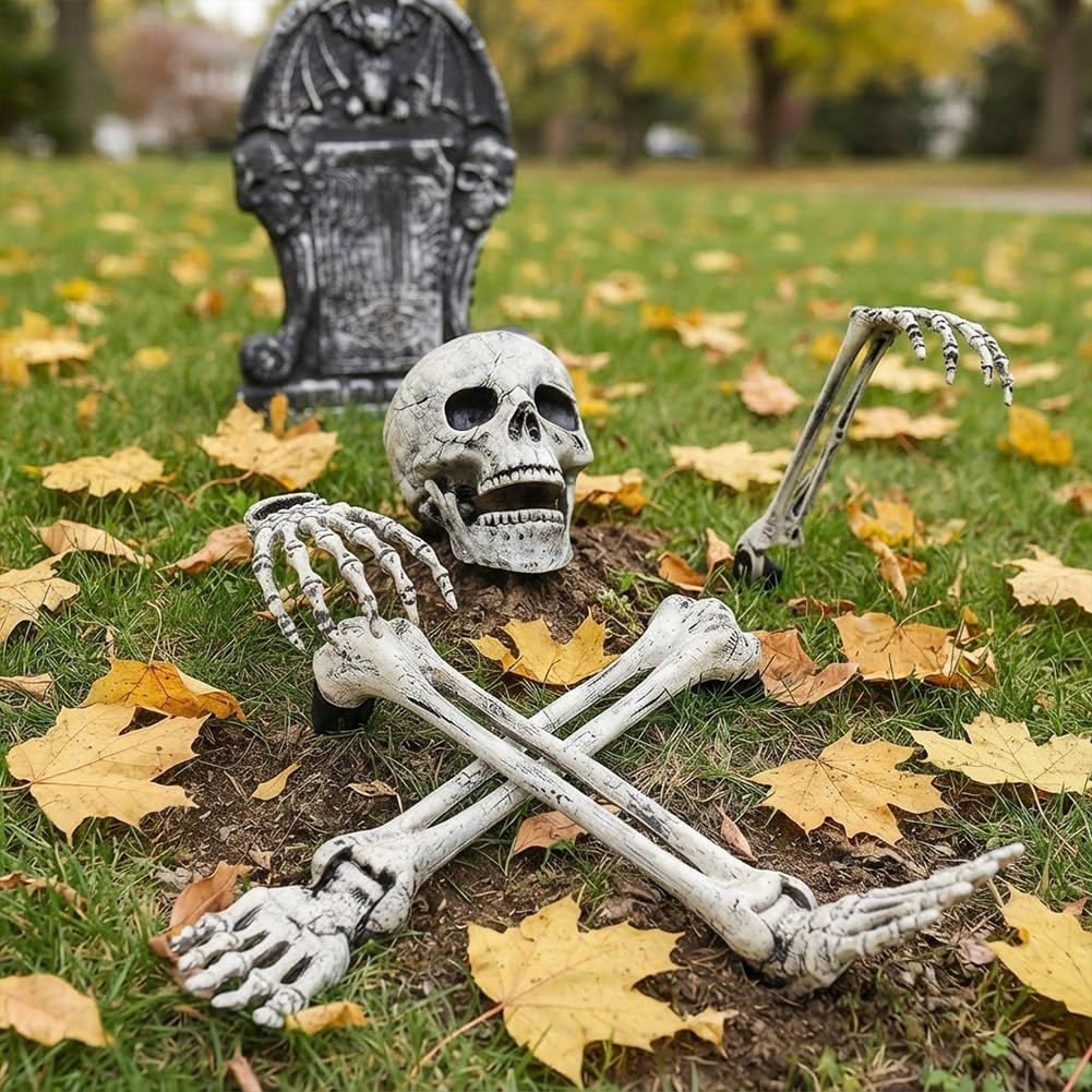Graveyard Groundbreaker Skeleton Stakes (5-pc)