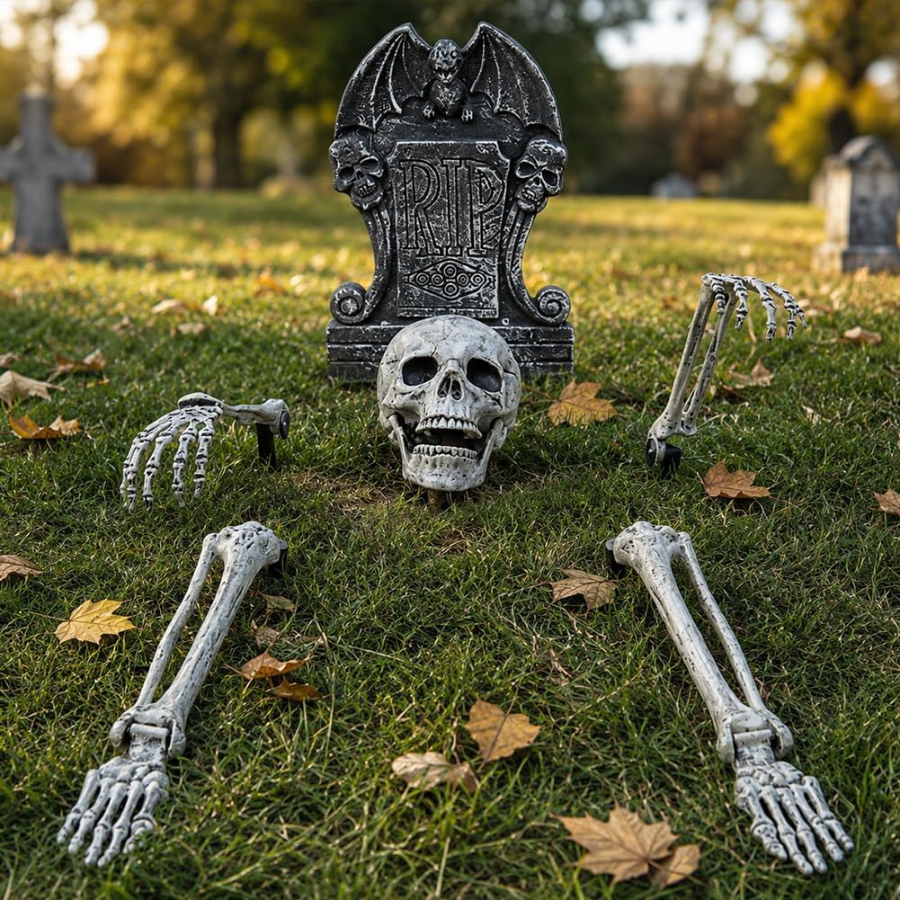 Graveyard Groundbreaker Skeleton Stakes (5-pc)