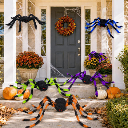 Flexible Posable Halloween Spiders