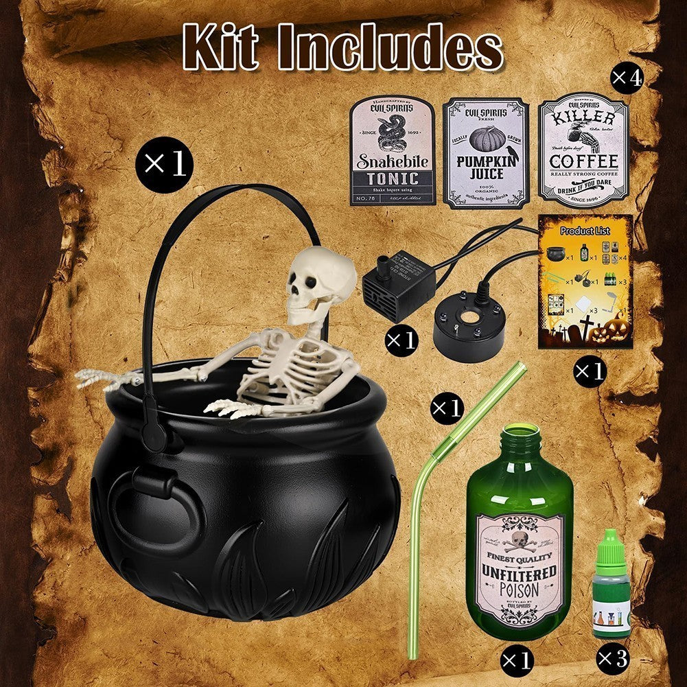 Floating Potion Cauldron with Mist Diffuser